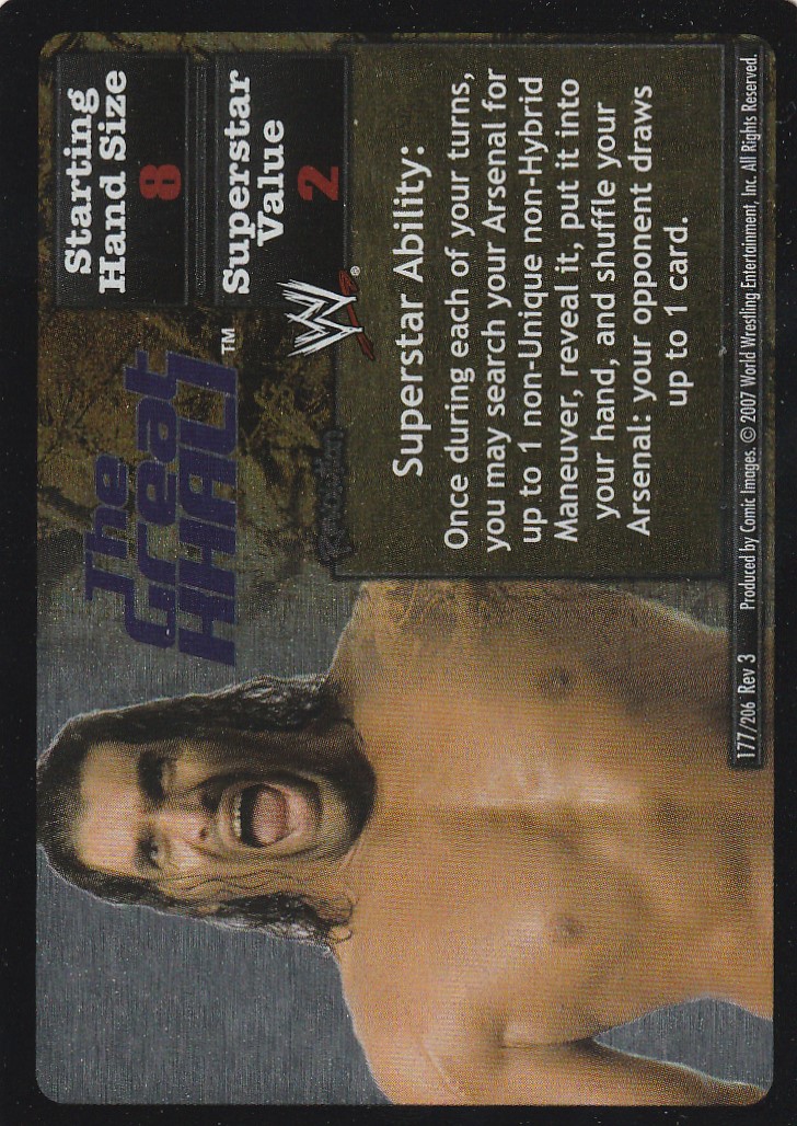 The Great Khali Superstar Card