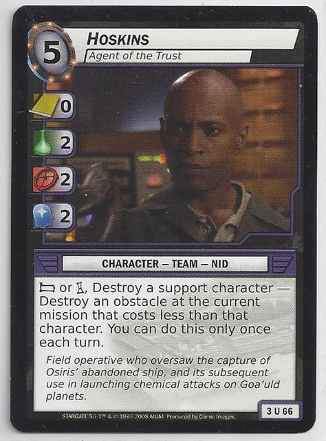 Hoskins, Agent of the Trust