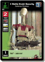 Battle Droid: Security, Defense Division