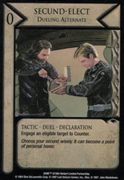 Secund - Elect, Dueling Alternate