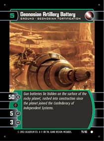 Geonosian Artillery Battery - Foil