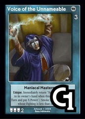 Voice of the Unnameable, Maniacal Mastermind