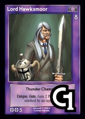 Lord Hawksmoor, Thunder Champion