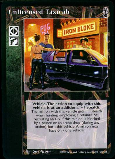 Unlicensed Taxicab