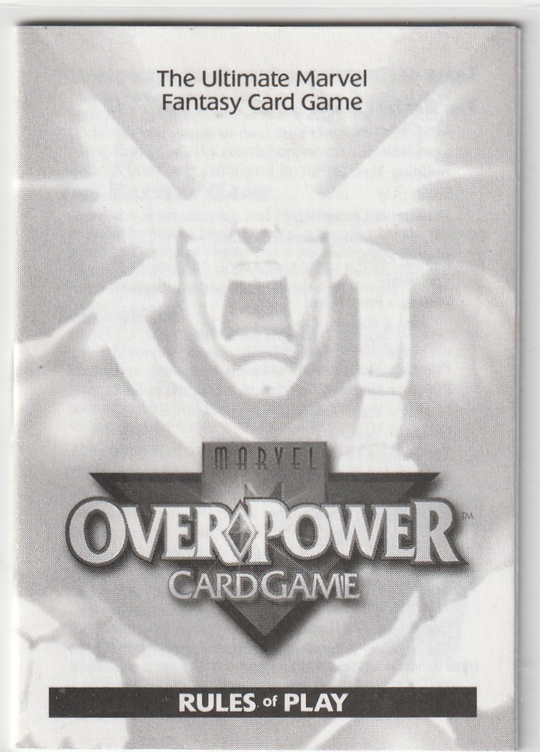 Overpower Rules of Play Booklet