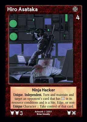Hiro Asataka, Ninja Hacker
