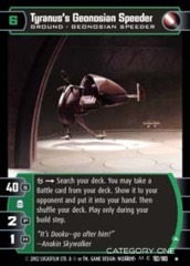 Tyranus's Geonosian Speeder (A) - Foil