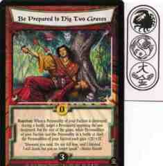 Be Prepared to Dig Two Graves Foil