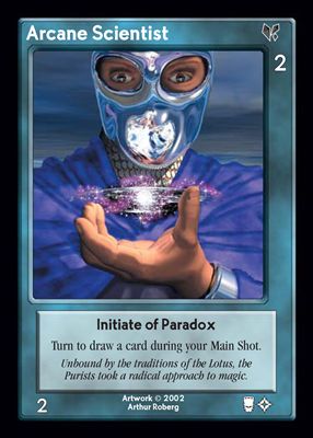Arcane Scientist, Initiate of Paradox