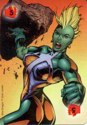 Power Card: Fighting 5 She-Dragon
