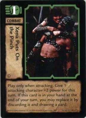 Xena Puts on the Pinch