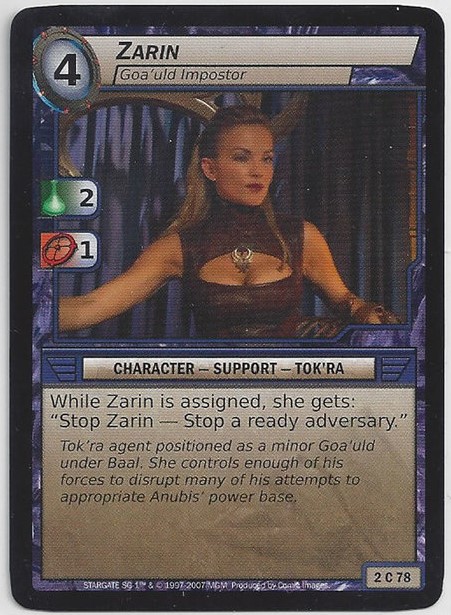 Zarin, Goauld Impostor