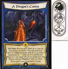 A Dragon's Caress FOIL