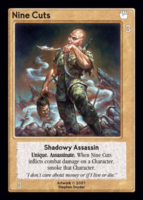 Nine Cuts, Shadowy Assassin