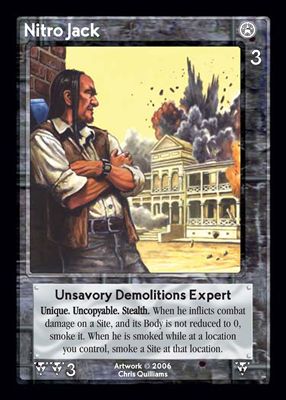 Nitro Jack, Unsavory Demolitions Expert