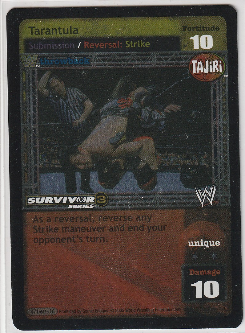 Tarantula (Throwback) (SS3)