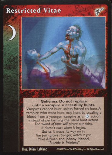 Restricted Vitae