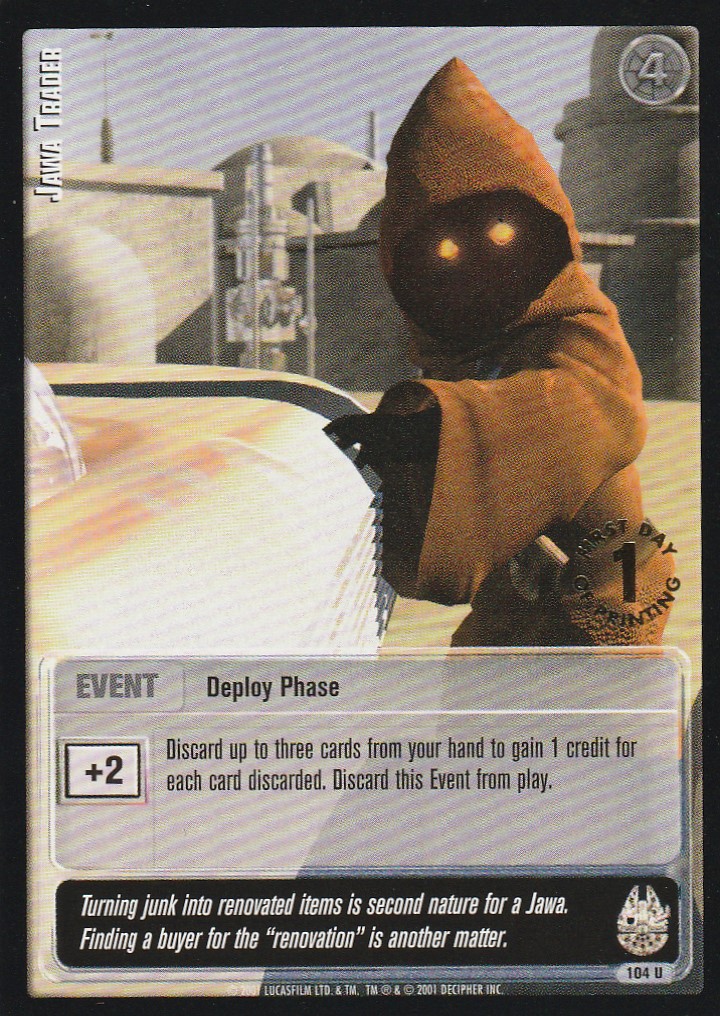 Jawa Trader - 1st Day Stamped