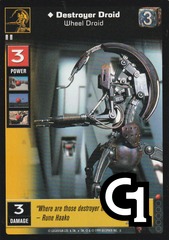 Destroyer Droid, Wheel Droid [Beta]