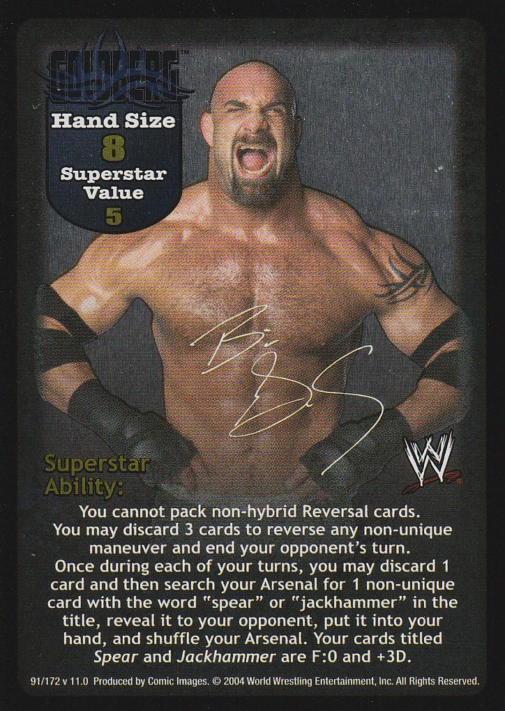 Goldberg Superstar Card