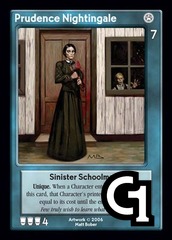 Prudence Nightingale, Sinister Schoolmarm