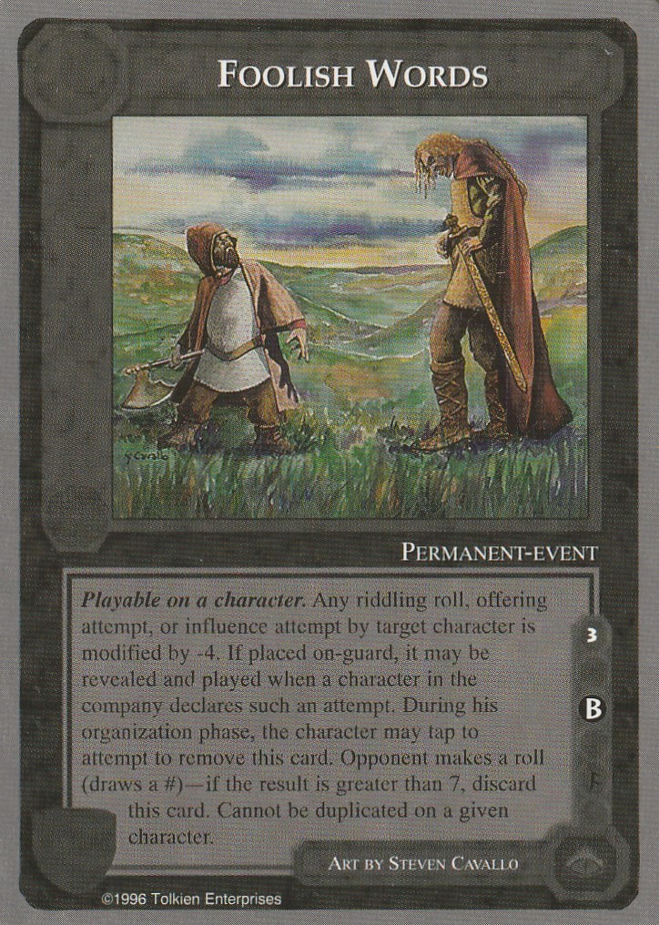 Foolish Words [Reprint] - TD130