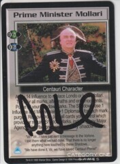 Prime Minister Mollari (signed by Peter Jurasik) [Great War]