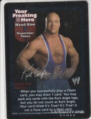 Your Freaking Hero (Kurt Angle) Superstar Card
