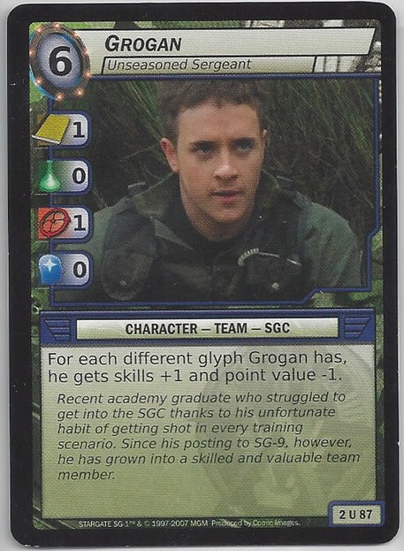 Grogan, Unseasoned Sergeant