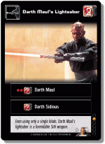 Darth Mauls Lightsaber [Foil]