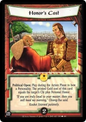 Honor's Cost