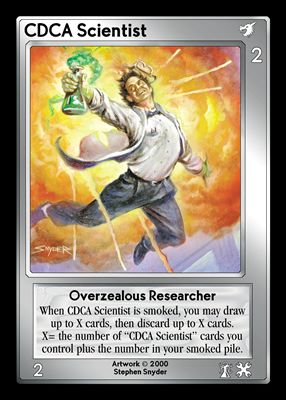 CDCA Scientist, Overzealous Researcher