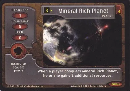 Mineral Rich Planet