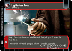 Lightsaber Loss - Foil