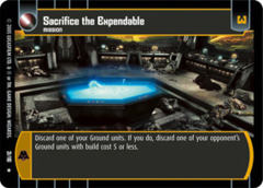 Sacrifice the Expendable