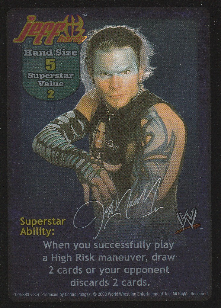 Jeff Hardy Superstar Card (SS2)