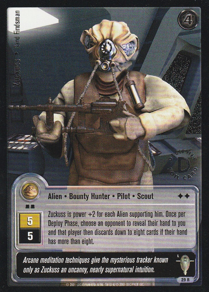 Zuckuss - Gand Findsman (L) - Silver Stamped