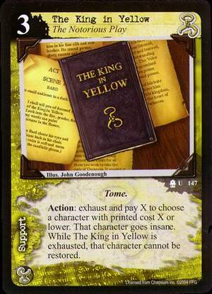 The King in Yellow, The Notorious Play