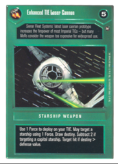 Enhanced TIE Laser Cannon [White Border]
