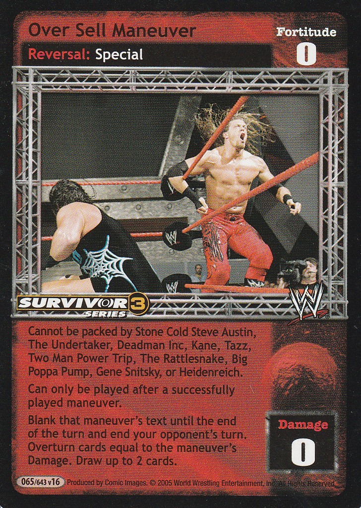 Over Sell Maneuver (SS3)