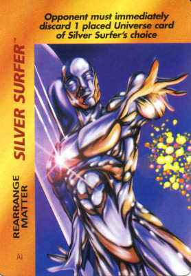 Silver Surfer Rearrange Matter