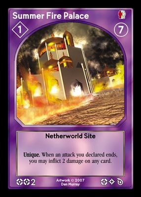 Summer Fire Palace, Netherworld Site