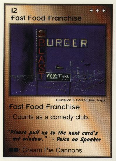 Fast Food Franchise (Please)