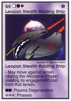 Leopan Stealth Raiding Ship