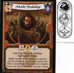 Akodo Sadahige (Experienced) FOIL