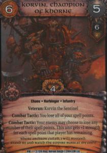 Korvin, Champion of Khorne