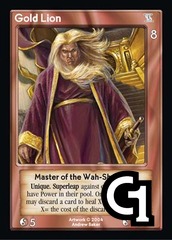 Gold Lion, Master of the Wah-Shan Clan