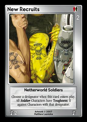 New Recruits, Netherworld Soldiers