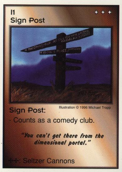 Sign Post (Dimensional)