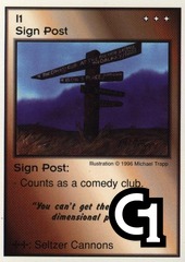 Sign Post (Dimensional)